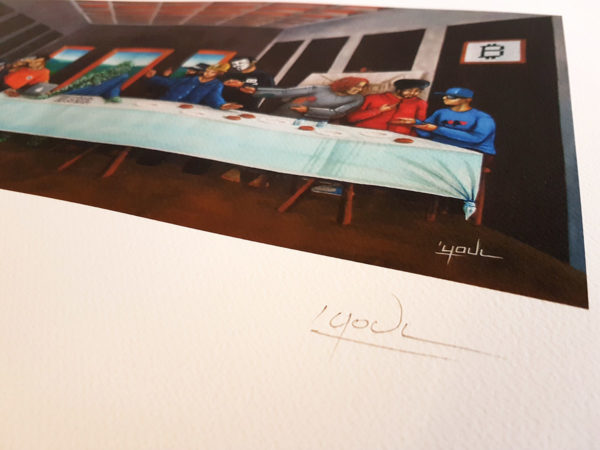 The Last Bitcoin Supper (Deluxe Limited & signed /15ex Art Print)