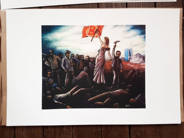Crypto Liberty (Deluxe Limited & signed /15ex Art Print)